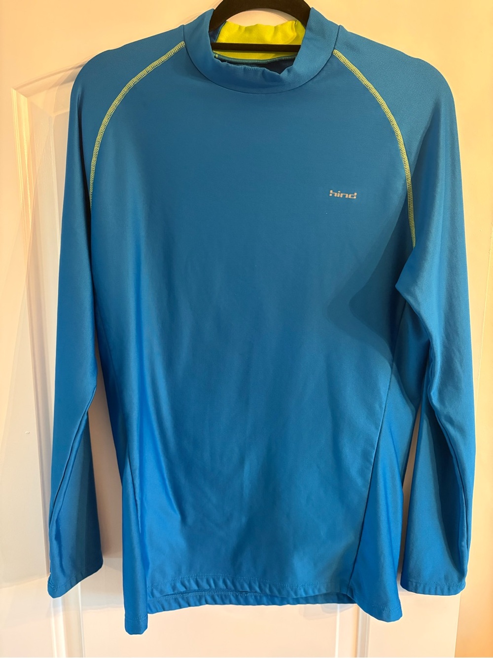 Hind Men's Blue Long-Sleeve Fleece Lined Shirt